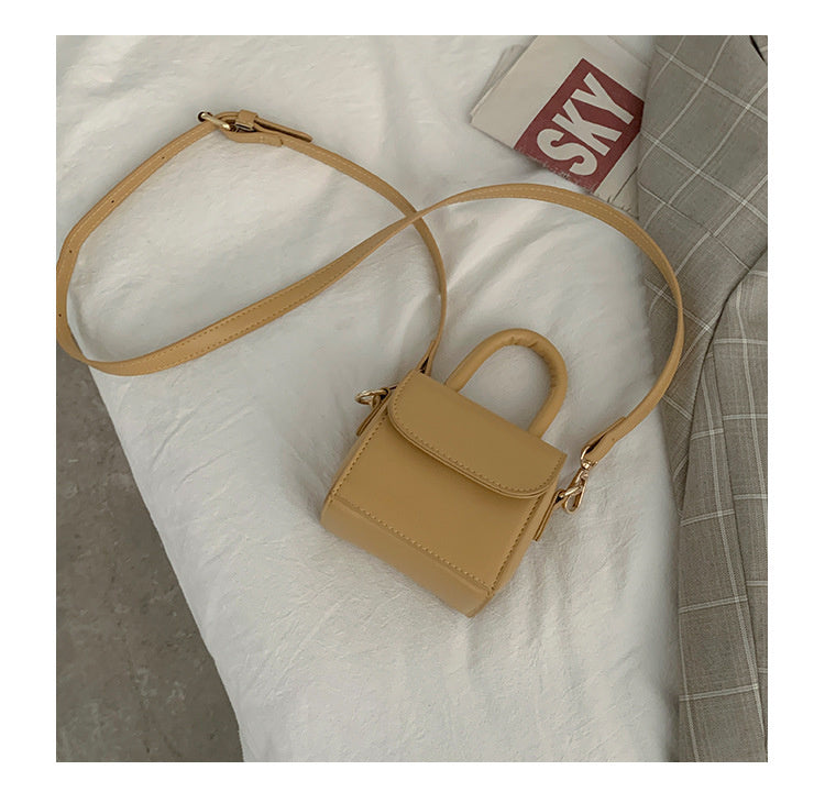 Chic Women's Compact Square Handbag