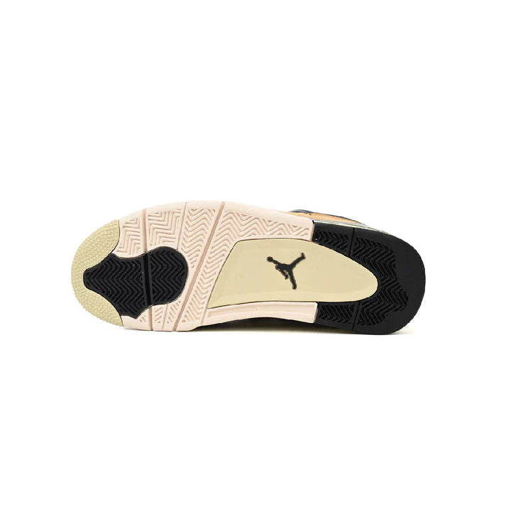 Fossil-Tone Retro Court Mid Sneaker in Sand & Black | TerraForm™