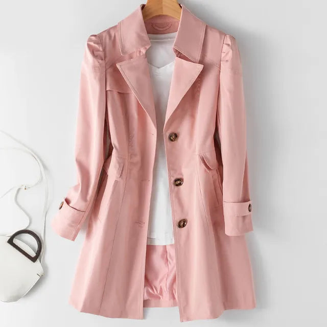 Jane - Chic Waterproof Trench Coat for Stylish Women