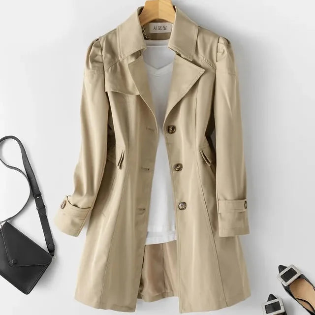Jane - Chic Waterproof Trench Coat for Stylish Women