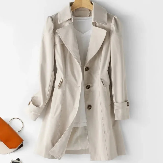 Jane - Chic Waterproof Trench Coat for Stylish Women
