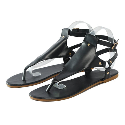 Murron - Stylish Women's Flat Sandals with Chic Buckle Straps