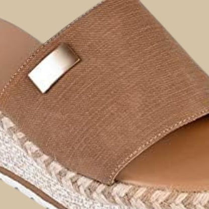 Annag - Stylish Casual Wedge Sandals Featuring a Trendy Espadrille Sole