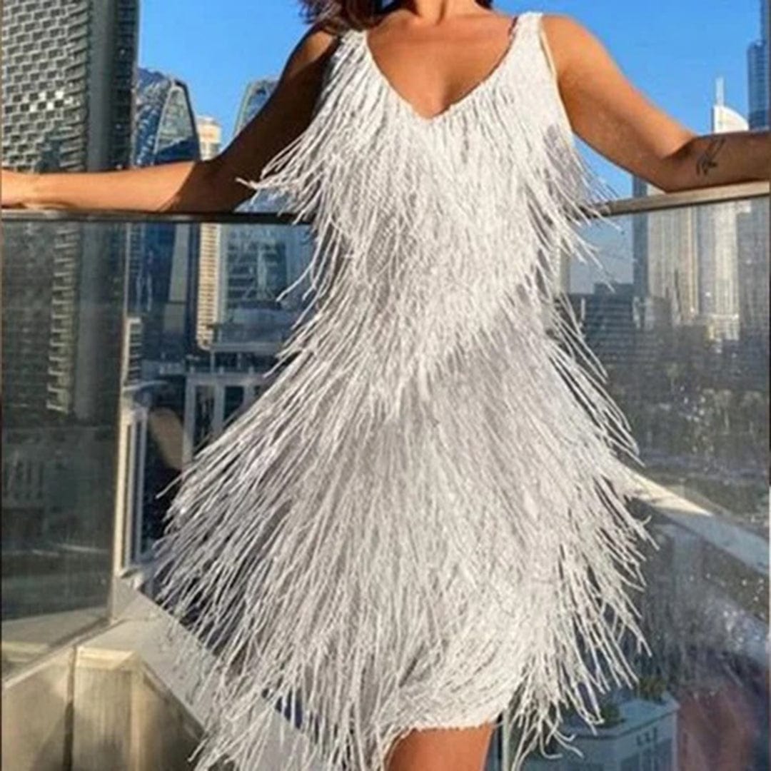 Peyton - Chic Tassel Mini Dress Perfect for Every Celebration