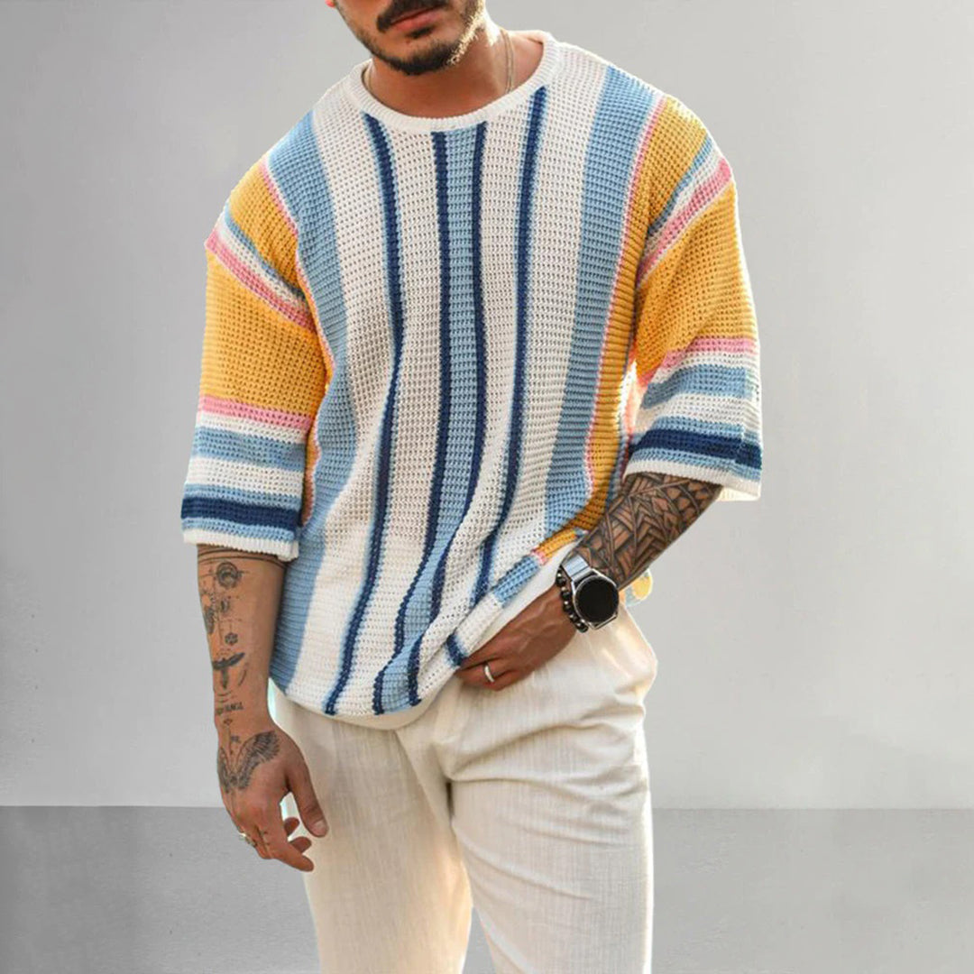 Desmond - Fashionable Knitted Shirt for Effortless Style