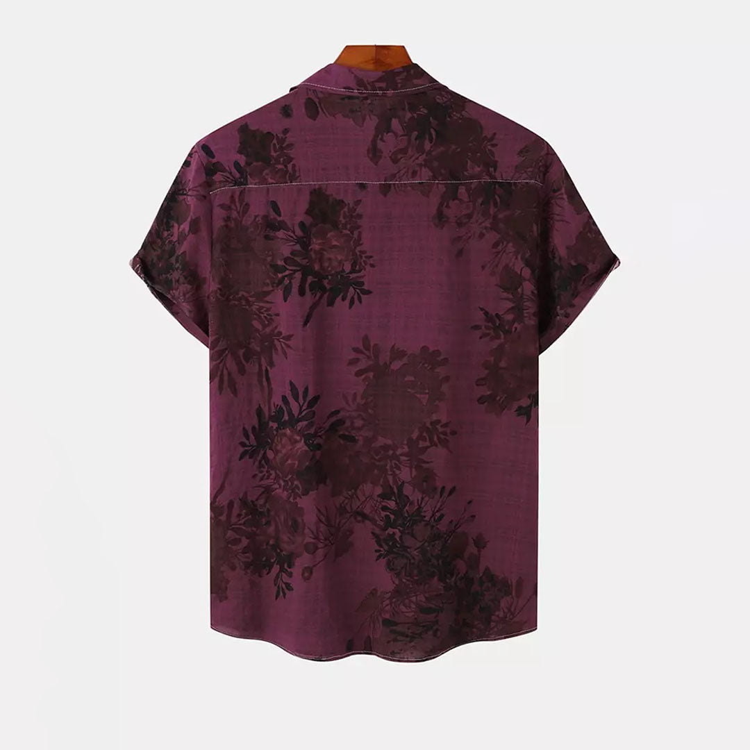 Eduardo - Stylish Floral Print Shirt for Men