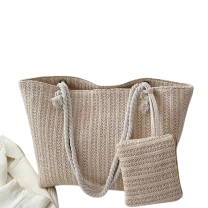 Stylish Oversized Woven Tote Bag for Ultimate Storage