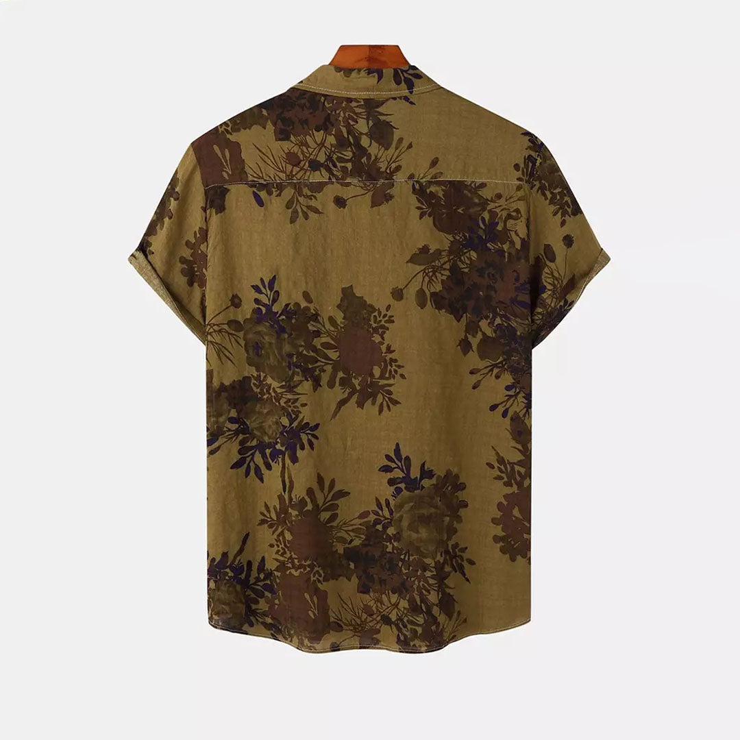 Eduardo - Stylish Floral Print Shirt for Men