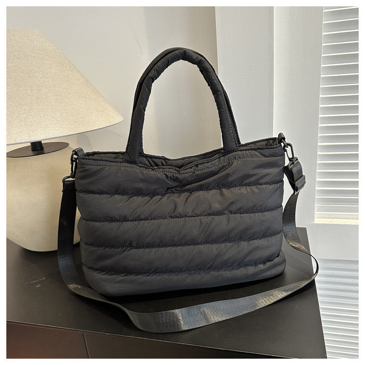 Stylish Puffer Tote Handbag