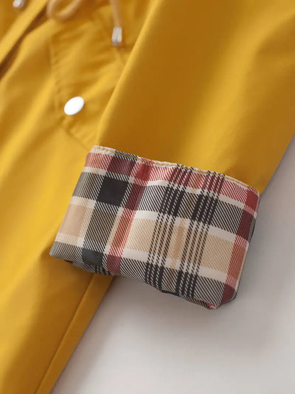 Kiah - Stylish Women's Long Sleeve Rain Coat for Elegance in Any Weather