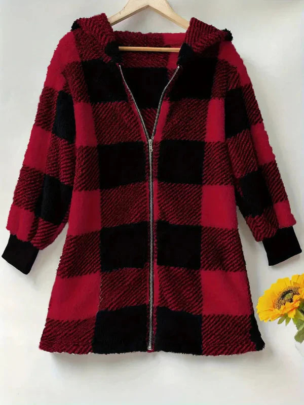 Novalee | Snug and Stylish Plaid Jacket