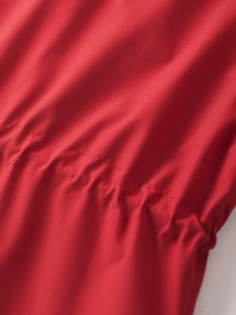 Kiah - Stylish Women's Long Sleeve Rain Coat for Elegance in Any Weather