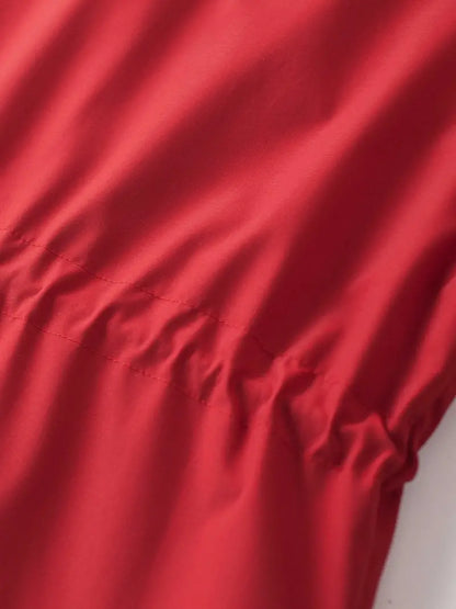 Kiah - Stylish Women's Long Sleeve Rain Coat for Elegance in Any Weather