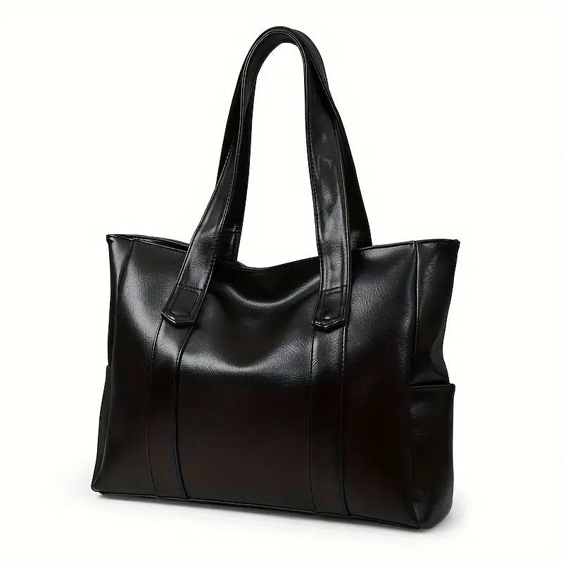 Chic Solid Color Tote Bag for Women