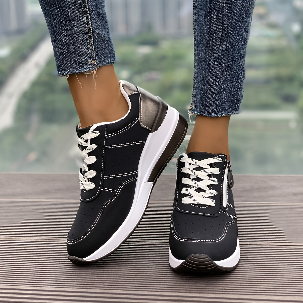 Noor - Stylish Everyday Platform Sneakers