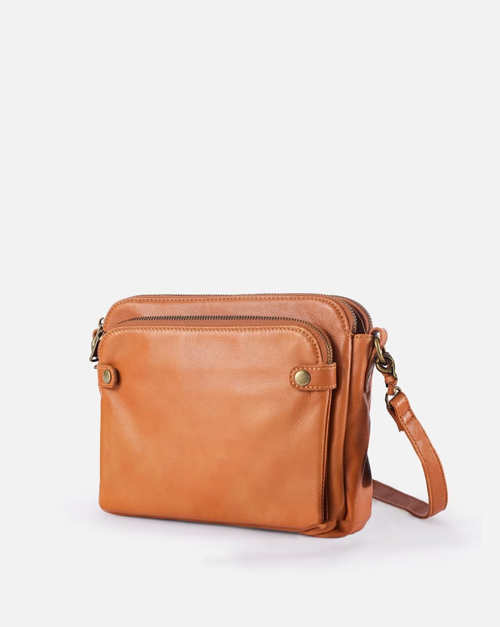 Stylish and Durable Compact Leather Bag