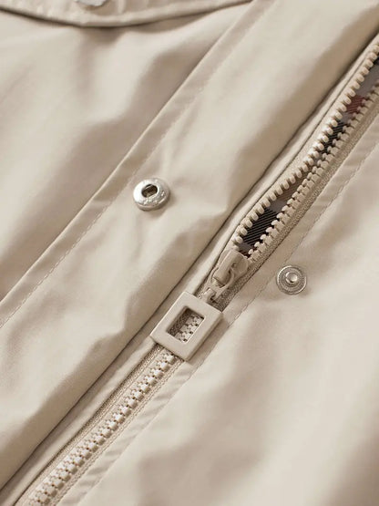 Kiah - Stylish Women's Long Sleeve Rain Coat for Elegance in Any Weather