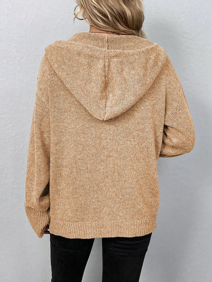 Elara - Stylish Women's Hooded Cardigan for Ultimate Comfort