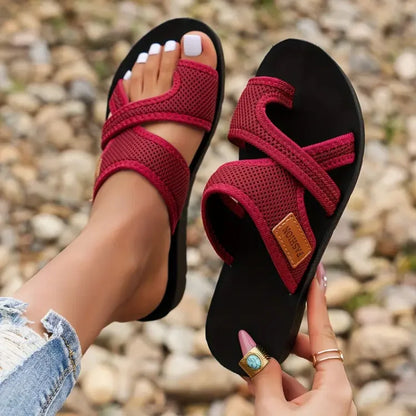 Lyn | Chic Mesh Slide Sandals for Effortless Style