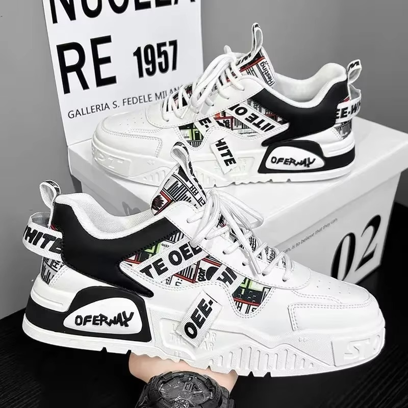 VoltAxis™ Urban Tech Platform Sneaker – Graphic Street Edition