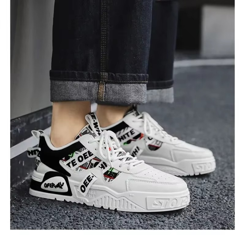 VoltAxis™ Urban Tech Platform Sneaker – Graphic Street Edition