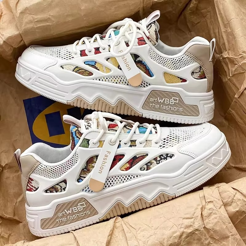 VoltAxis™ Urban Tech Platform Sneaker – Graphic Street Edition