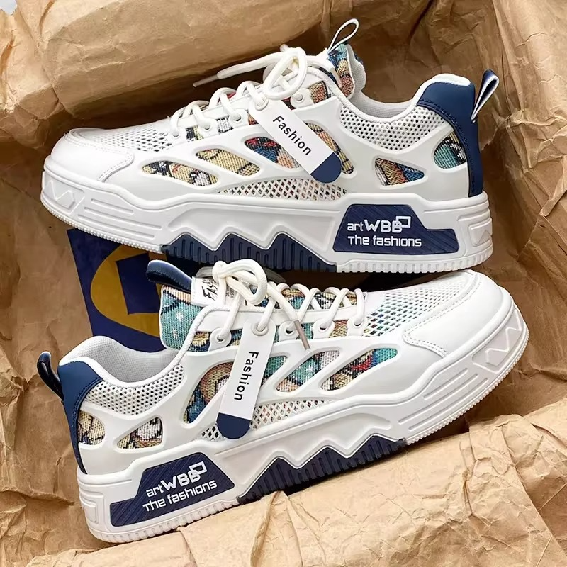 VoltAxis™ Urban Tech Platform Sneaker – Graphic Street Edition