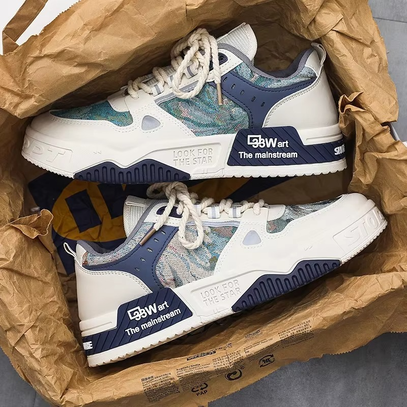 VoltAxis™ Urban Tech Platform Sneaker – Graphic Street Edition