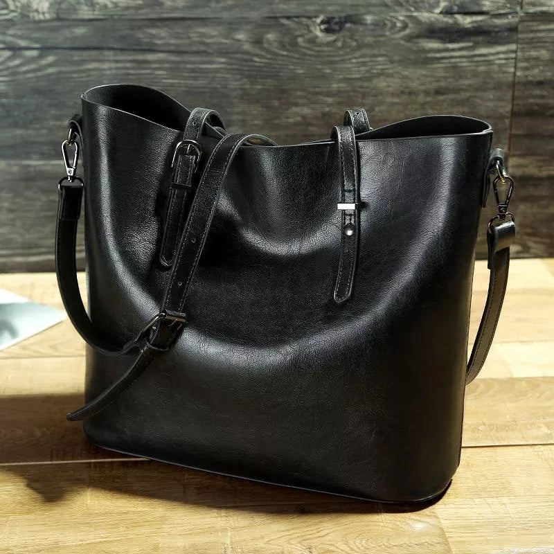 Chic Vintage Leather Shoulder Bag