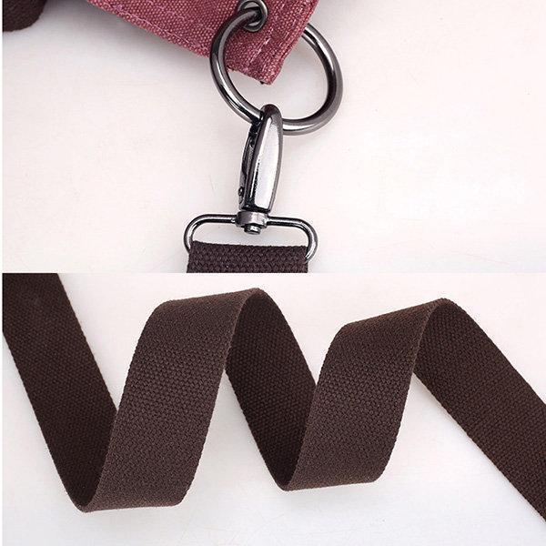 Chic Retro Canvas Large Handbag: Versatile Crossbody Style