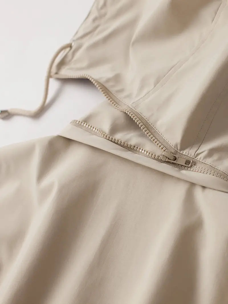 Kiah - Stylish Women's Long Sleeve Rain Coat for Elegance in Any Weather