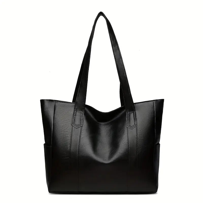 Chic Women's PU Leather Tote Handbag