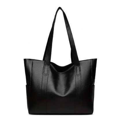 Chic Women's PU Leather Tote Handbag