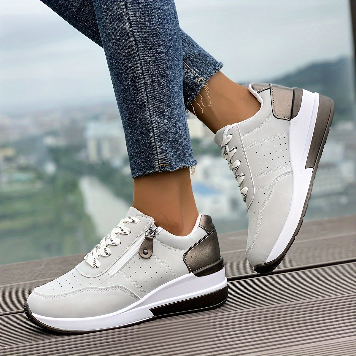 Noor - Stylish Everyday Platform Sneakers