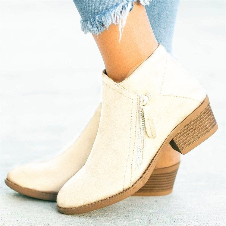 Serena | Luxurious Suede Ankle Boots for Ultimate Comfort