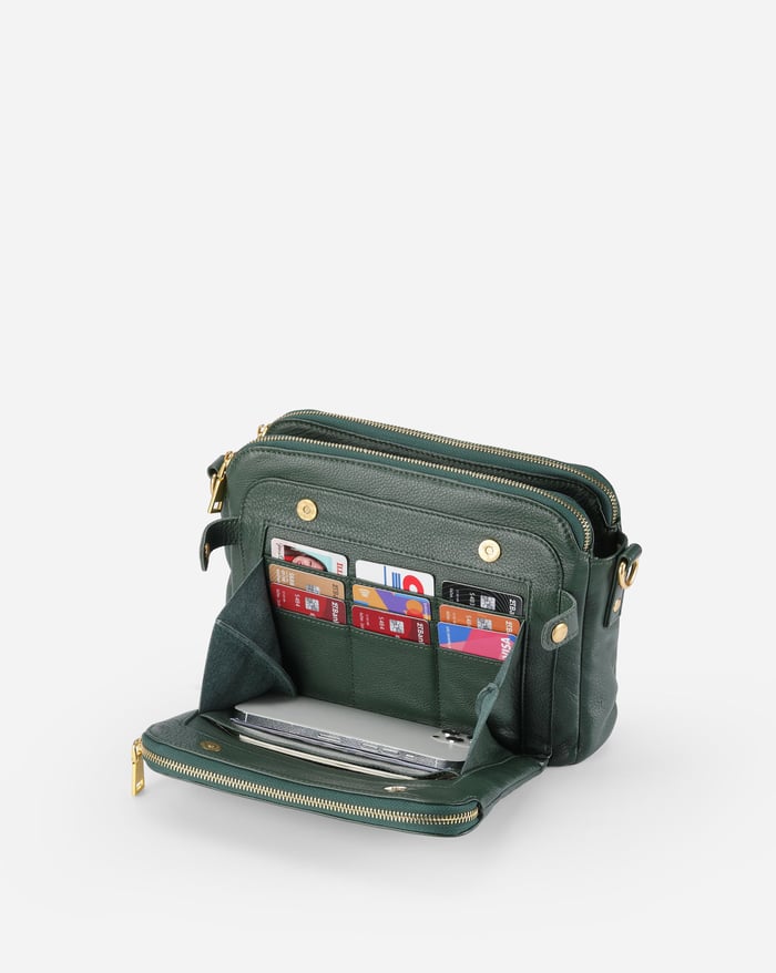 Stylish and Durable Compact Leather Bag