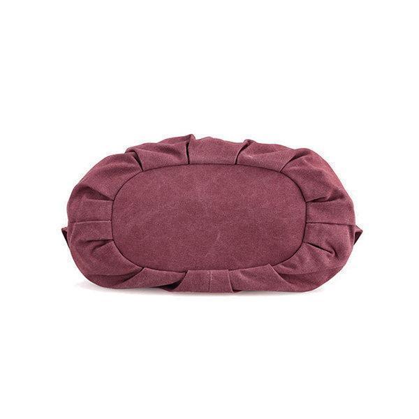 Chic Retro Canvas Large Handbag: Versatile Crossbody Style