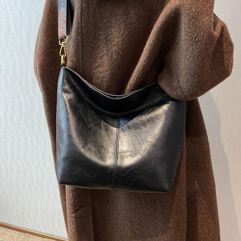 Chic Retro Leather Handbag