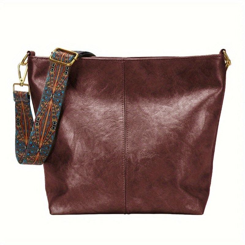 Chic Retro Leather Handbag