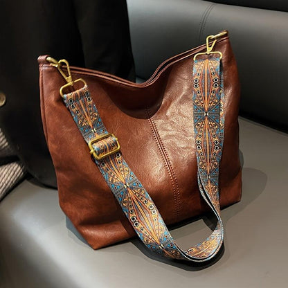Chic Retro Leather Handbag