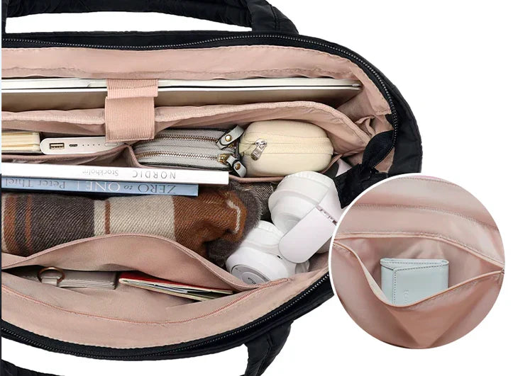 Chic TrendFlex Puffer Backpack - The Perfect Blend of Style and Functionality for Everyday Use