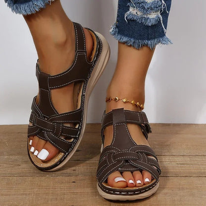 Julia - Stylish and Comfortable Leather Sandals for Women
