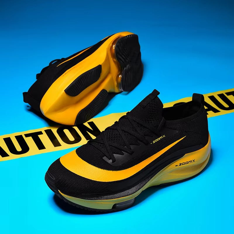 AeroFlux Velocity Knit Racer | Lightweight Cushion Running Sneakers for Men