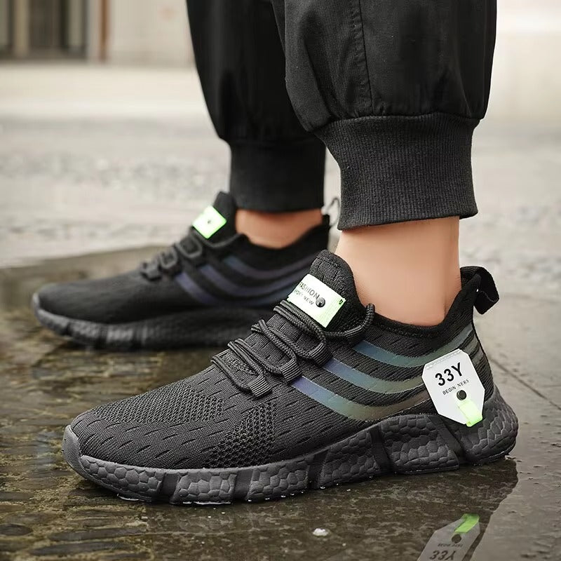 STRYDO™ FlexKnit Lite Runner | Breathable Lightweight Mesh Men’s Sport Sneakers