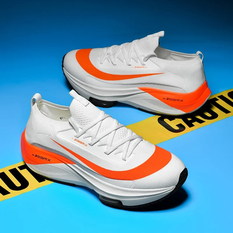 AeroFlux Velocity Knit Racer | Lightweight Cushion Running Sneakers for Men