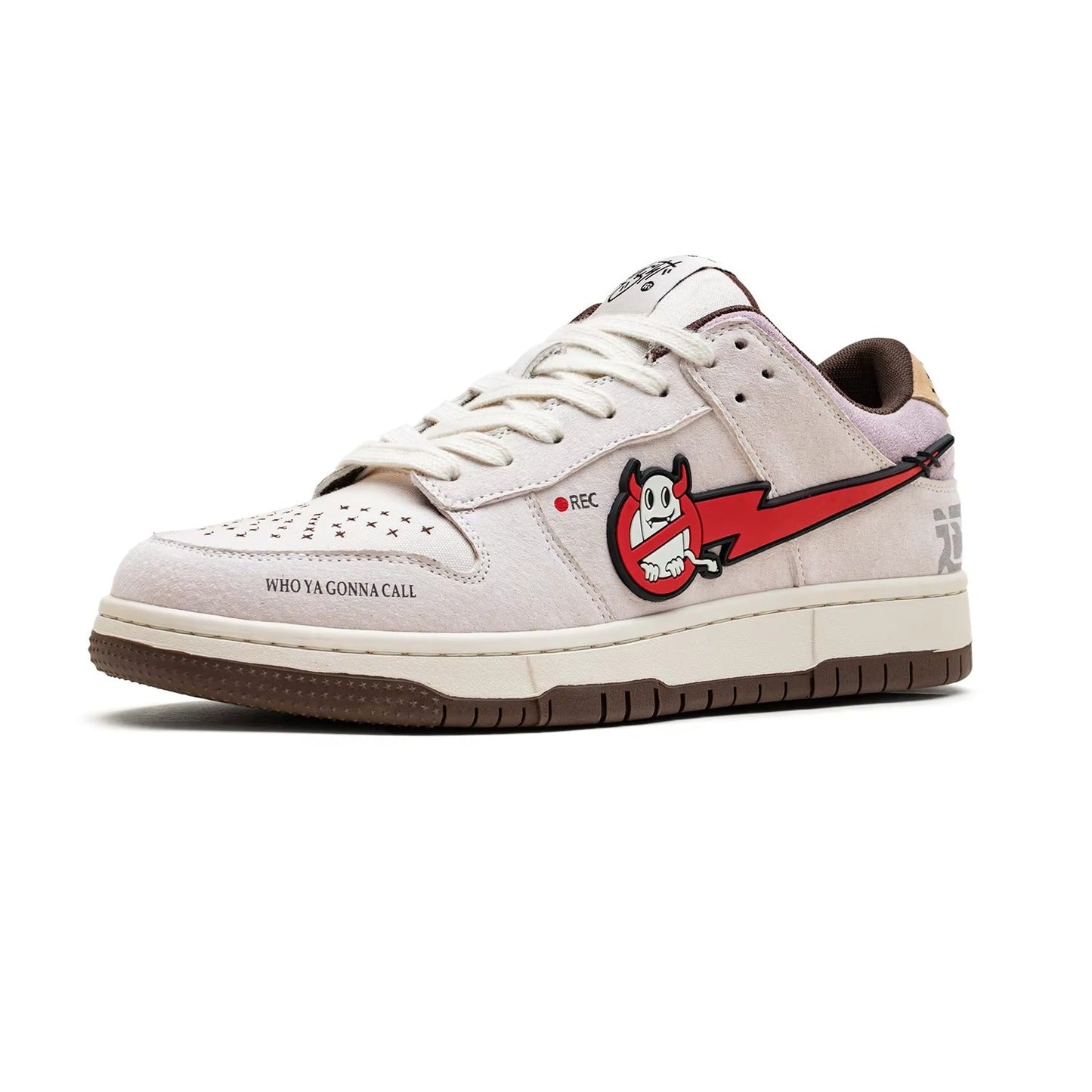 GHOSTVOLT™ Retro Skate Low – Illustrated Street-Punk Graphic Sneakers