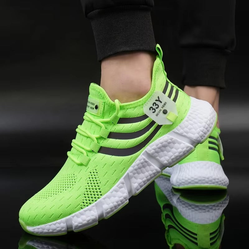 AeroStride FluxKnit Runner – Lightweight Breathable Mesh Athletic Sneakers