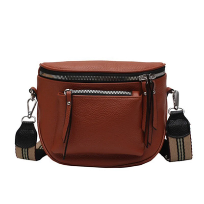 Sophisticated Leather Crossbody Bag - Where Style Meets Versatility