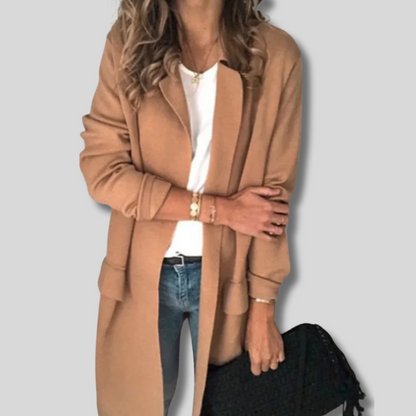 Zali - Chic Long Women's Blazer for Effortless Style