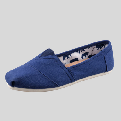 Sophia - Stylish Solid Colour Canvas Espadrilles